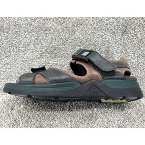 Mephisto Shark Sandals Men's 43 US 9 Brown Leather Air-Relax Factory Refurbished